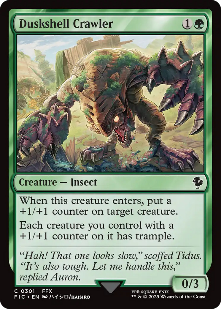 Duskshell Crawler – 301 – FIC – Near Mint – MTG