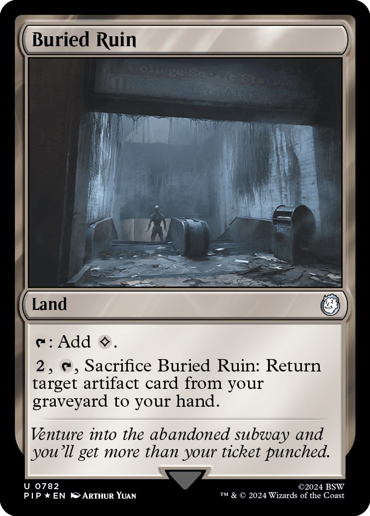 Buried Ruin (Surge Foil) – 782 – Universes Beyond: Fallout – LP-EN