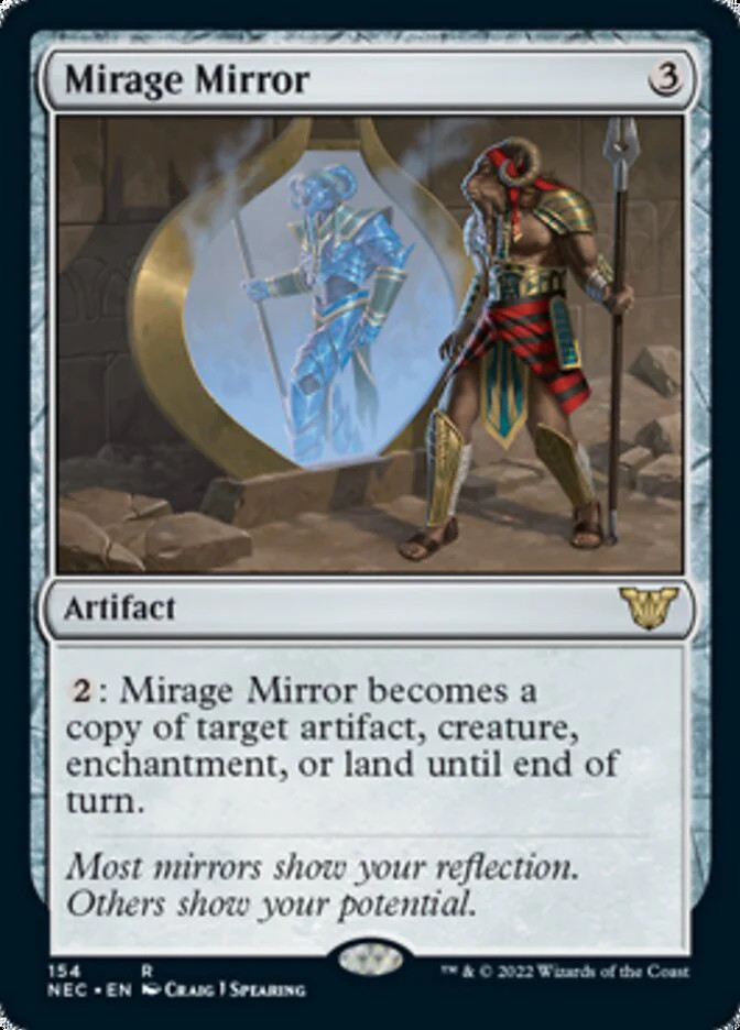 MTG Mirage Mirror [Kamigawa: Neon Dynasty Commander] Near Mint Magic