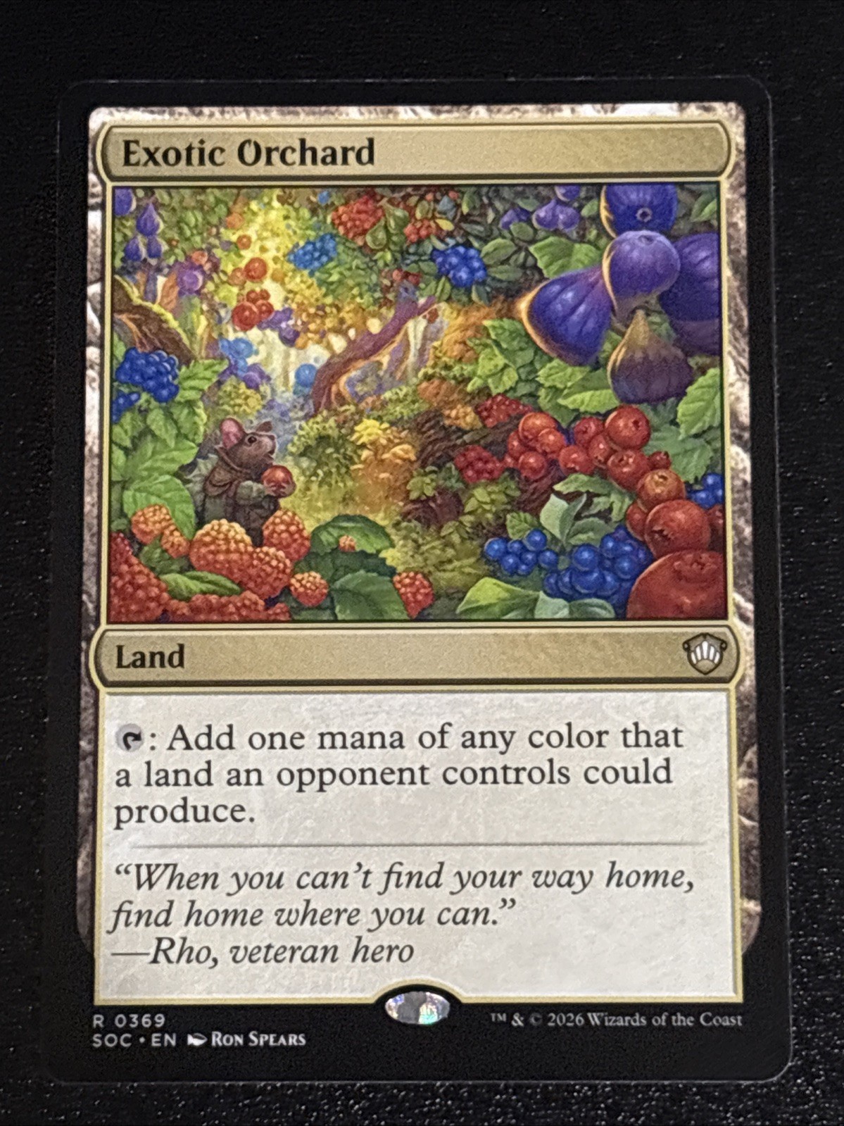 MTG Commander: Secrets of Strixhaven Exotic Orchard 0369 NM Rare