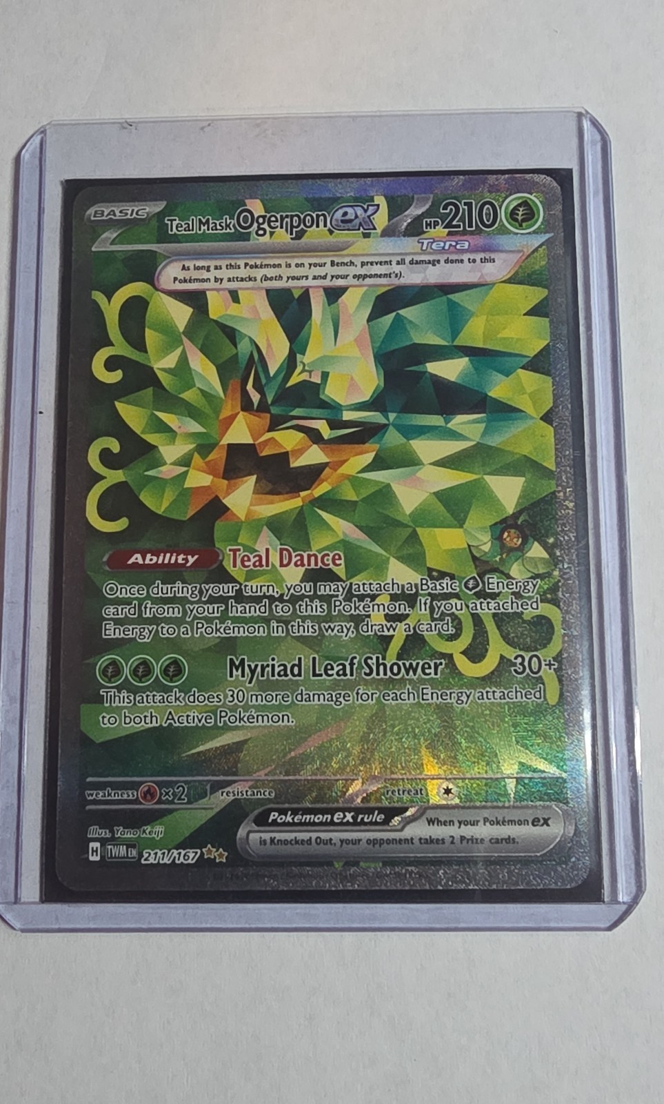 Teal Mask Ogerpon ex 211/167 Sv06: Twilight Masquerade Holo
