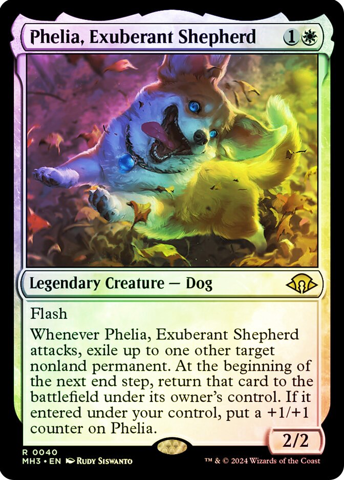 MTG FOIL Phelia, Exuberant Shepherd – Modern Horizons 3 #040
