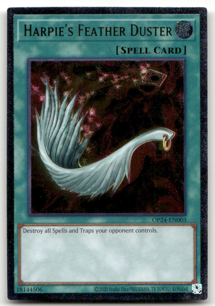 Harpie’s Feather Duster (UTR) #OP24-EN003 NM OTS Tournament Pack 24 OP24 YuGiOh