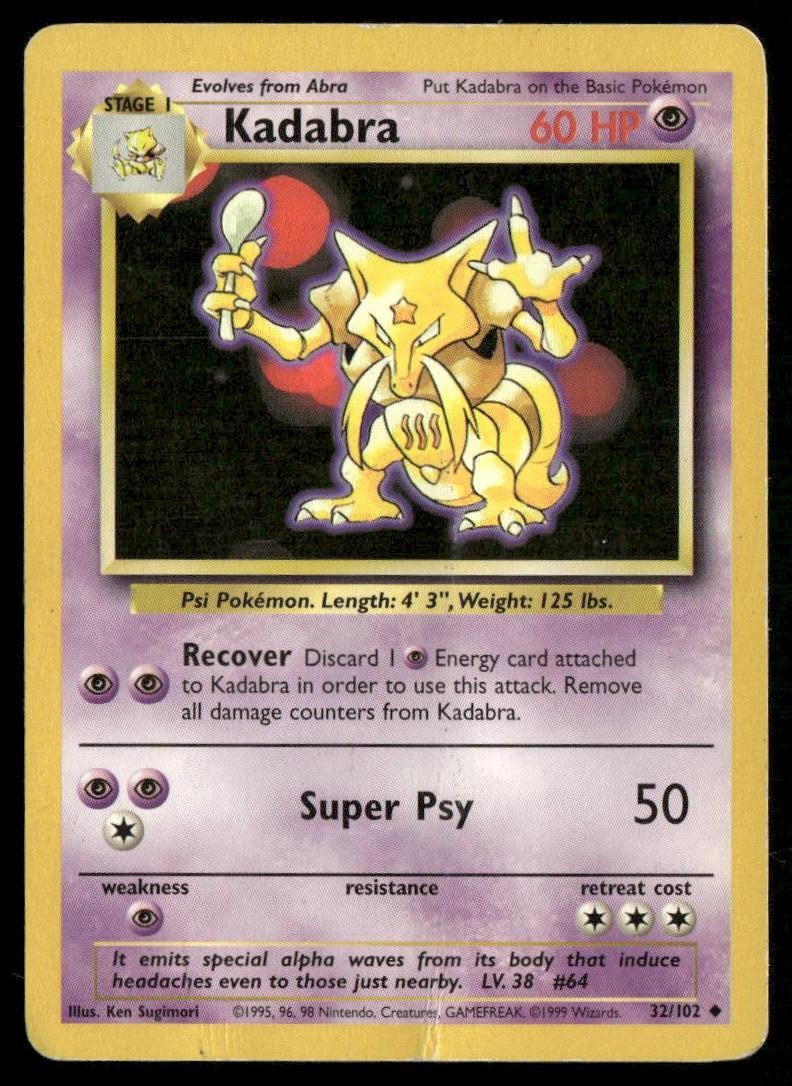 Base Set #032/102 Kadabra