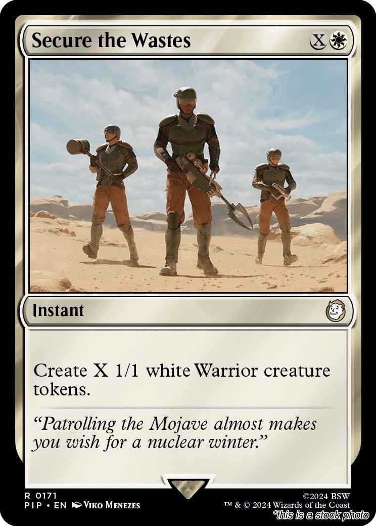 MTG Secure the Wastes [PIP – 171] LP