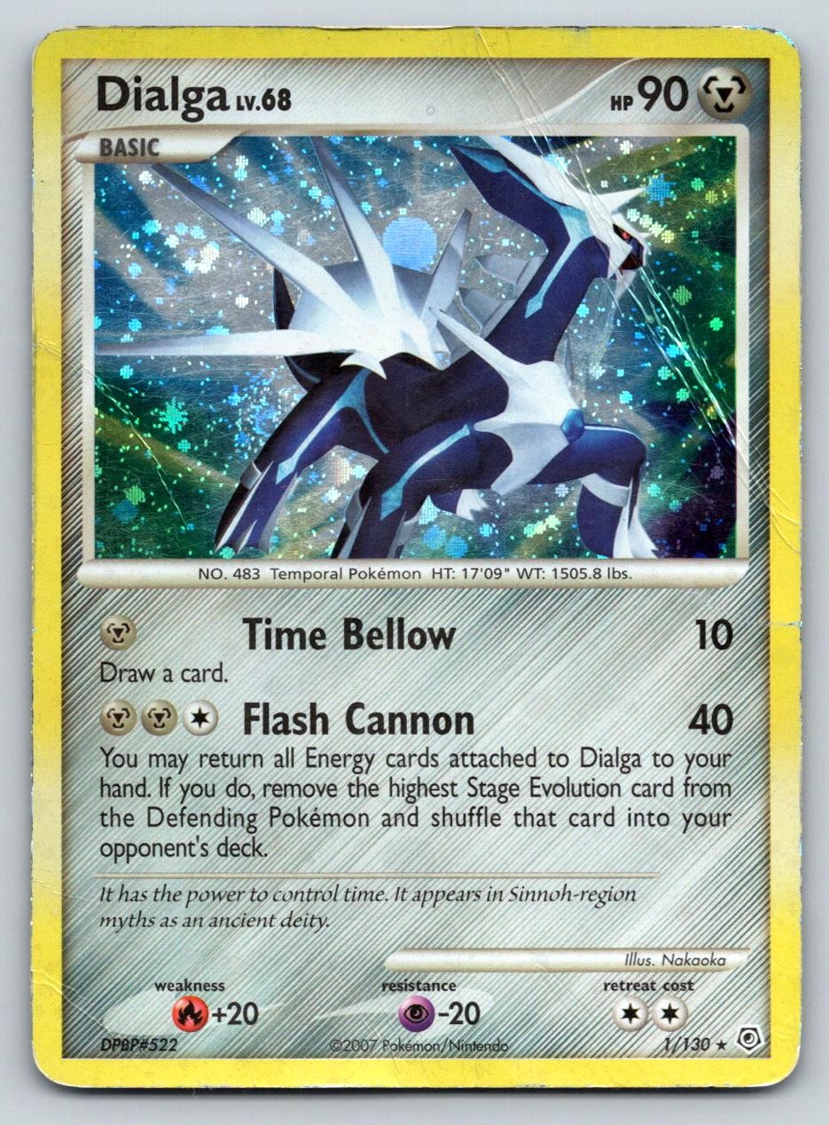 DIALGA (COSMOS HOLO) 16/106 HOLO RARE DECK EXCLUSIVES POKEMON HP ITO