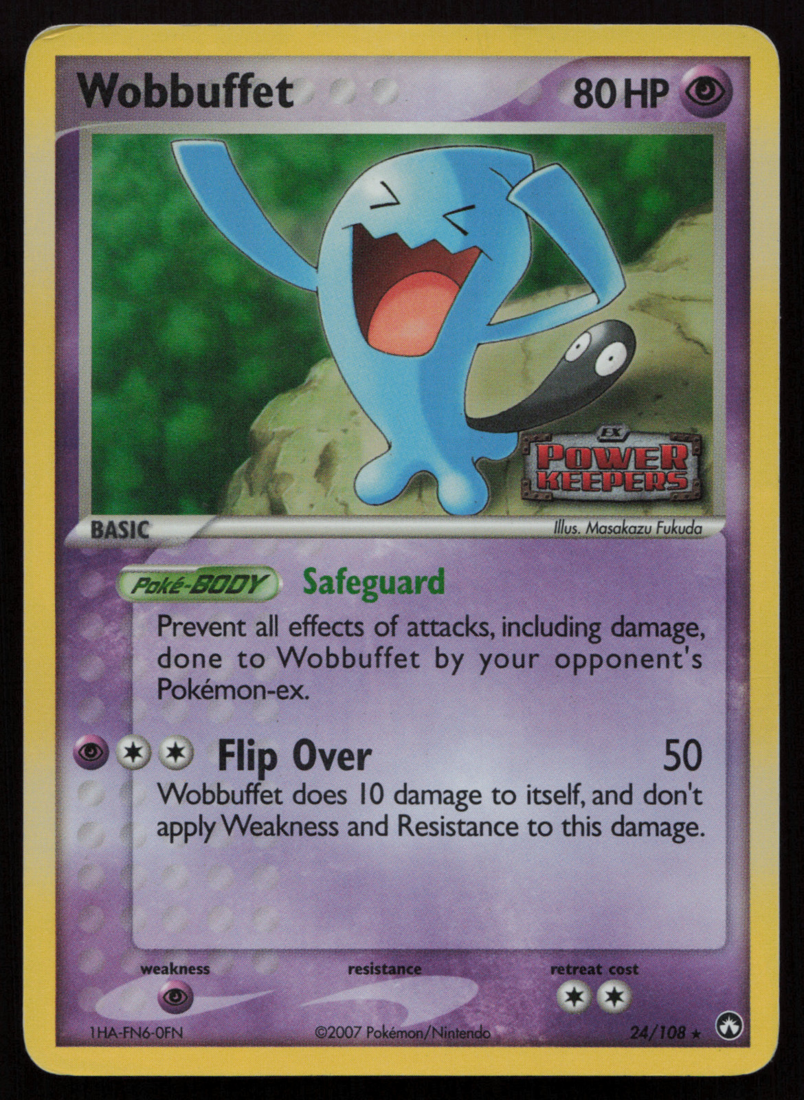 PL Wobbuffet 24/108 Power Keepers Reverse Holo