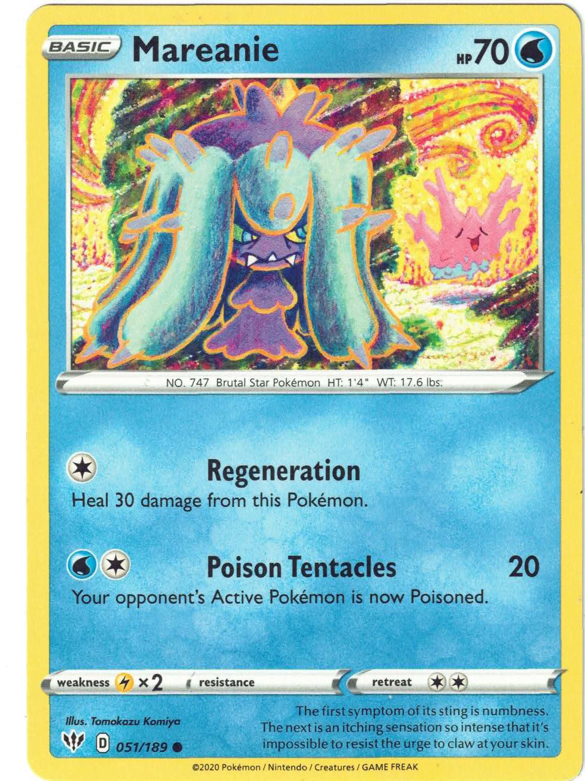 Darkness Ablaze #051/189 Mareanie NORMAL