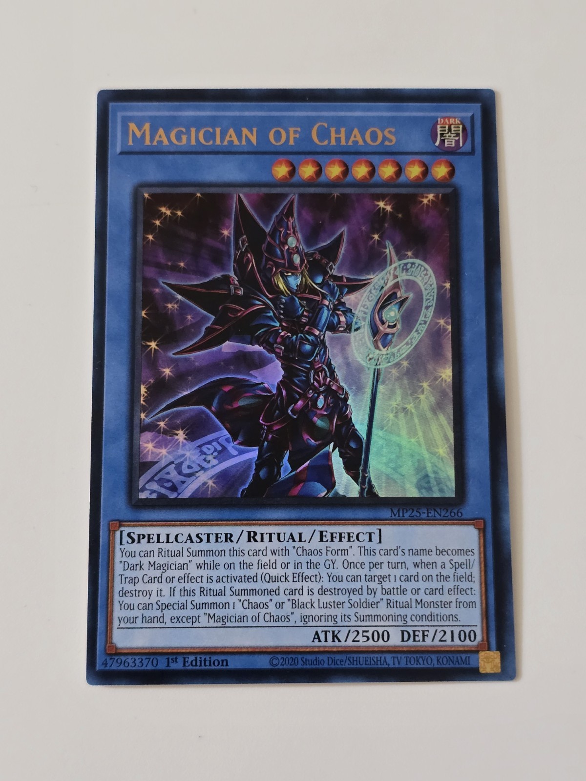 Magician of Chaos Ultra Rare MP25-EN266 2025 Mega Pack 1st Edition NM Yu-Gi-Oh!