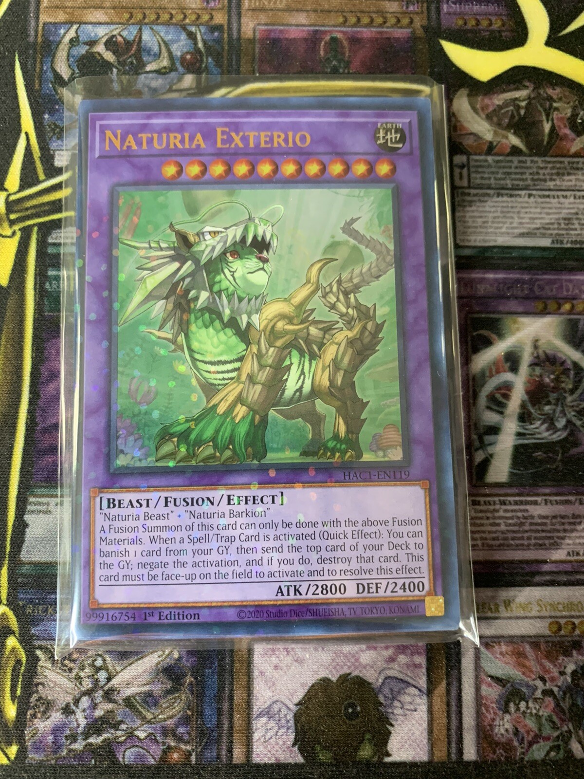 Yugioh x1 Naturia Exterio Duel Terminal Ultra Rare HAC1-EN119 NM/M