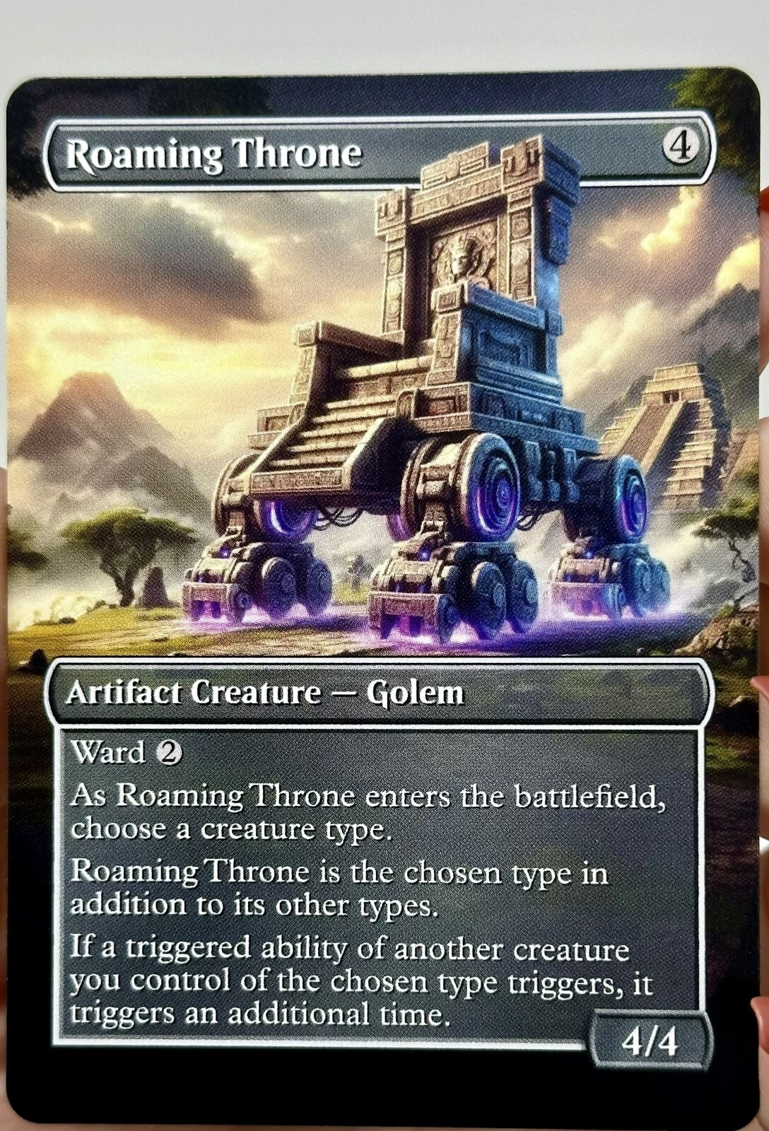 Roaming Throne Proxy Card with Custom designed art