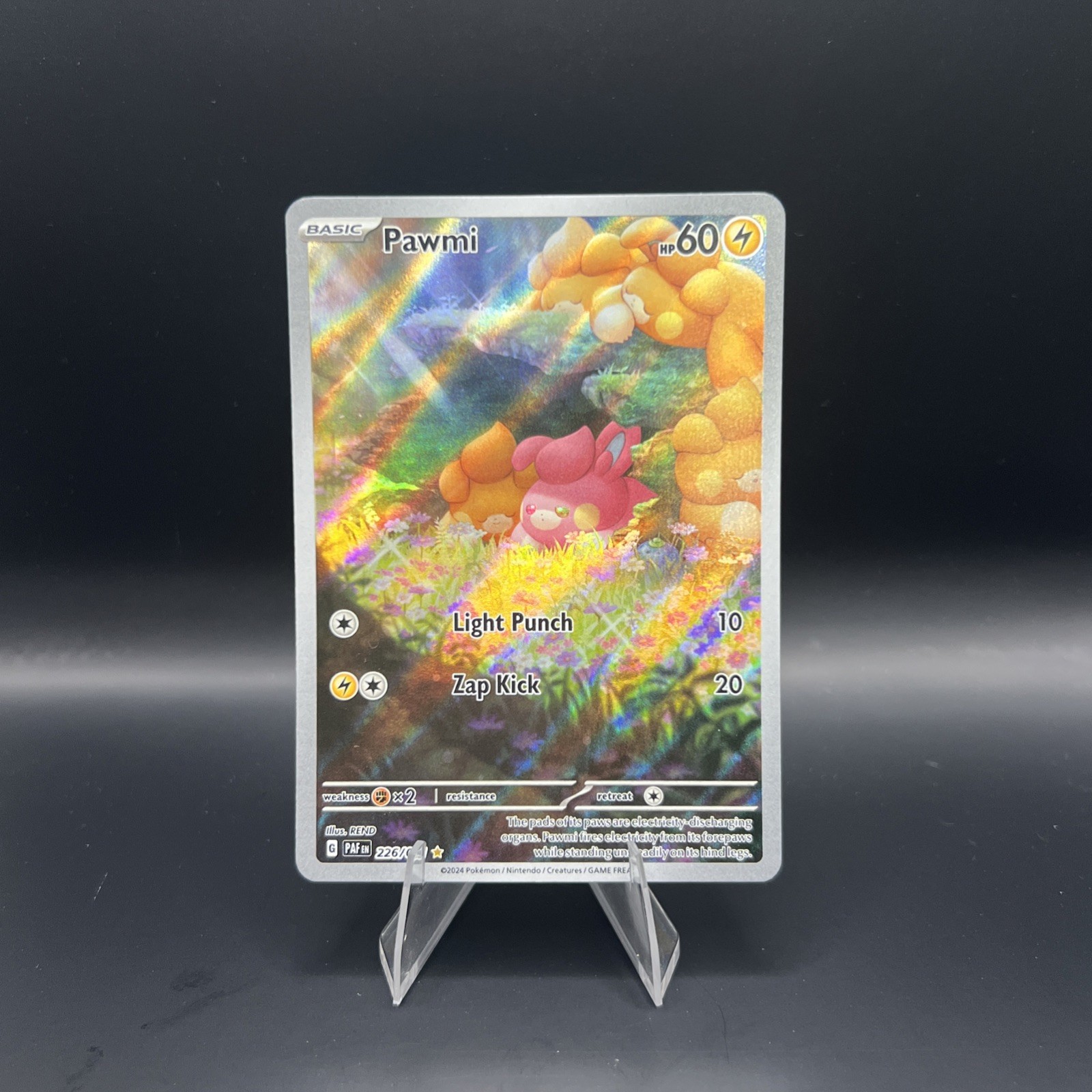 Pawmi 226/091 Sv: Paldean Fates Holo