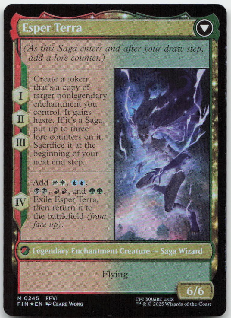 MTG : Terra, Magical Adept FINAL FANTASY 245 : Mythic Foil