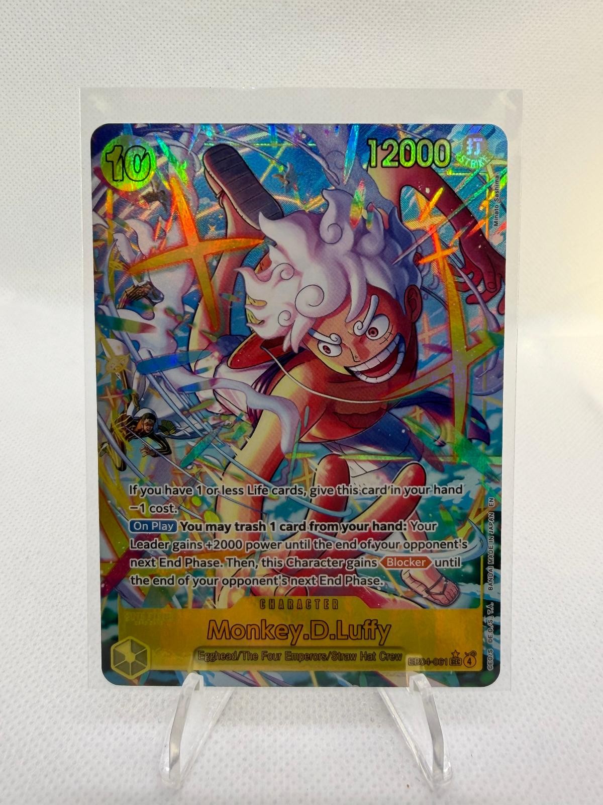 Monkey.D.Luffy EB04-061 Adventure on Kami’s Island One Piece Foil NM