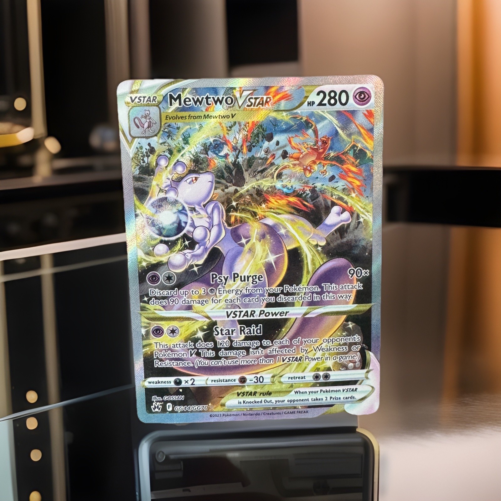 Mewtwo VSTAR GG44/GG70 Crown Zenith Galarian Gallery Full Art Pokemon TCG NM/M