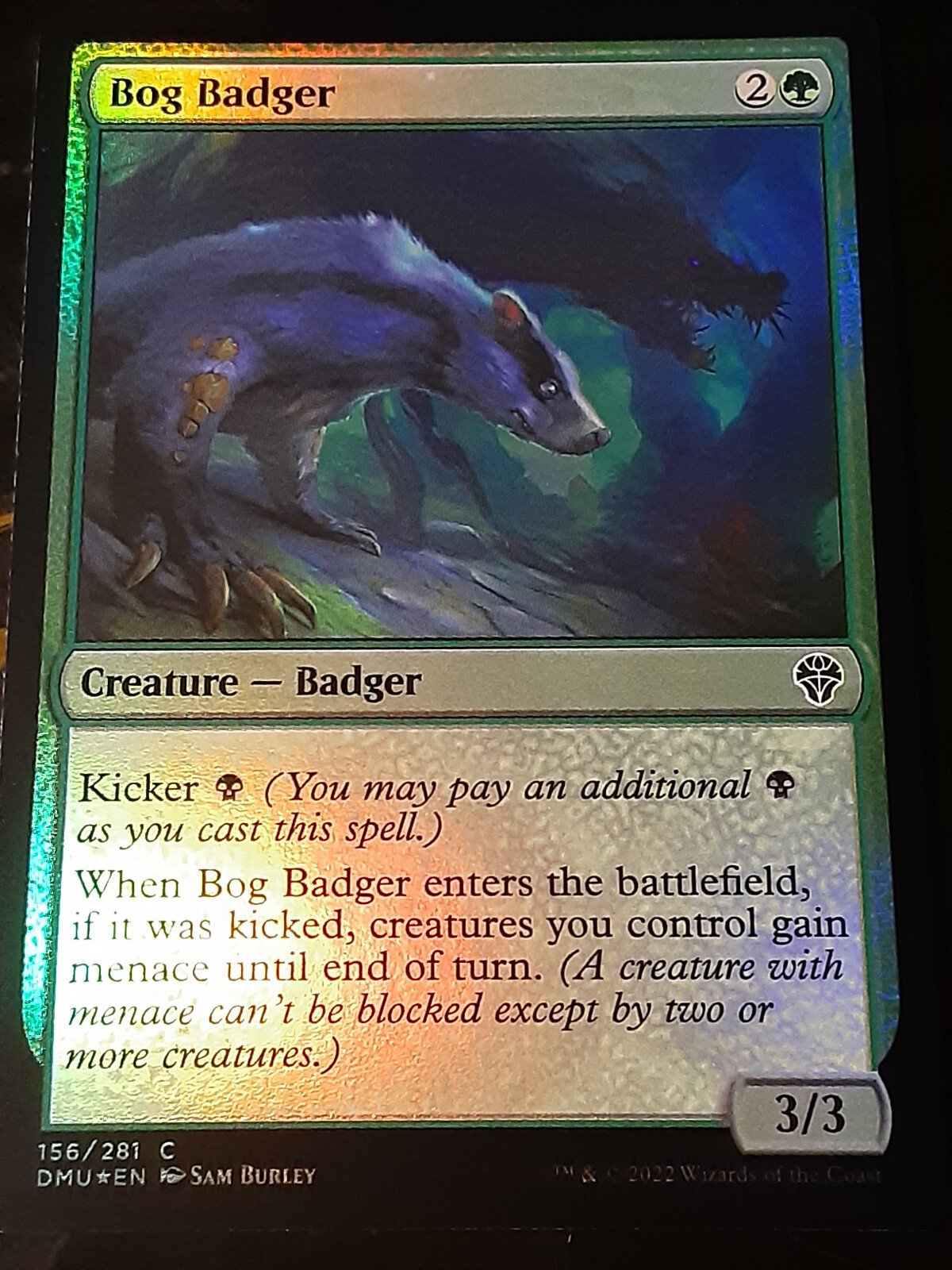 Bog Badger FOIL , Dominaria United ,Near Mint ,MTG,FREE SHIPPING