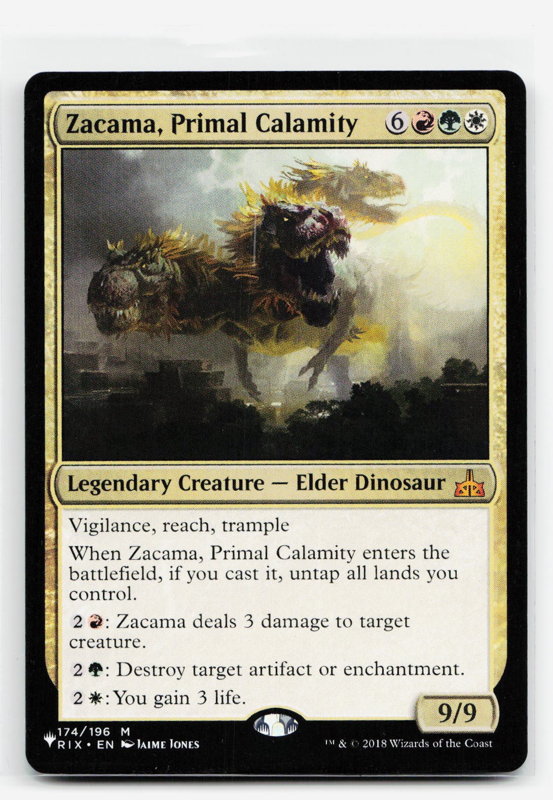 Zacama, Primal Calamity Mythic – RIX 174 EN NM Magic