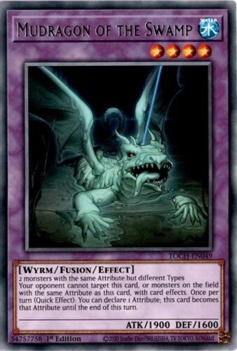 Mudragon of the Swamp – TOCH-EN049 – Rare – 1st Edition x1 – Near Mint