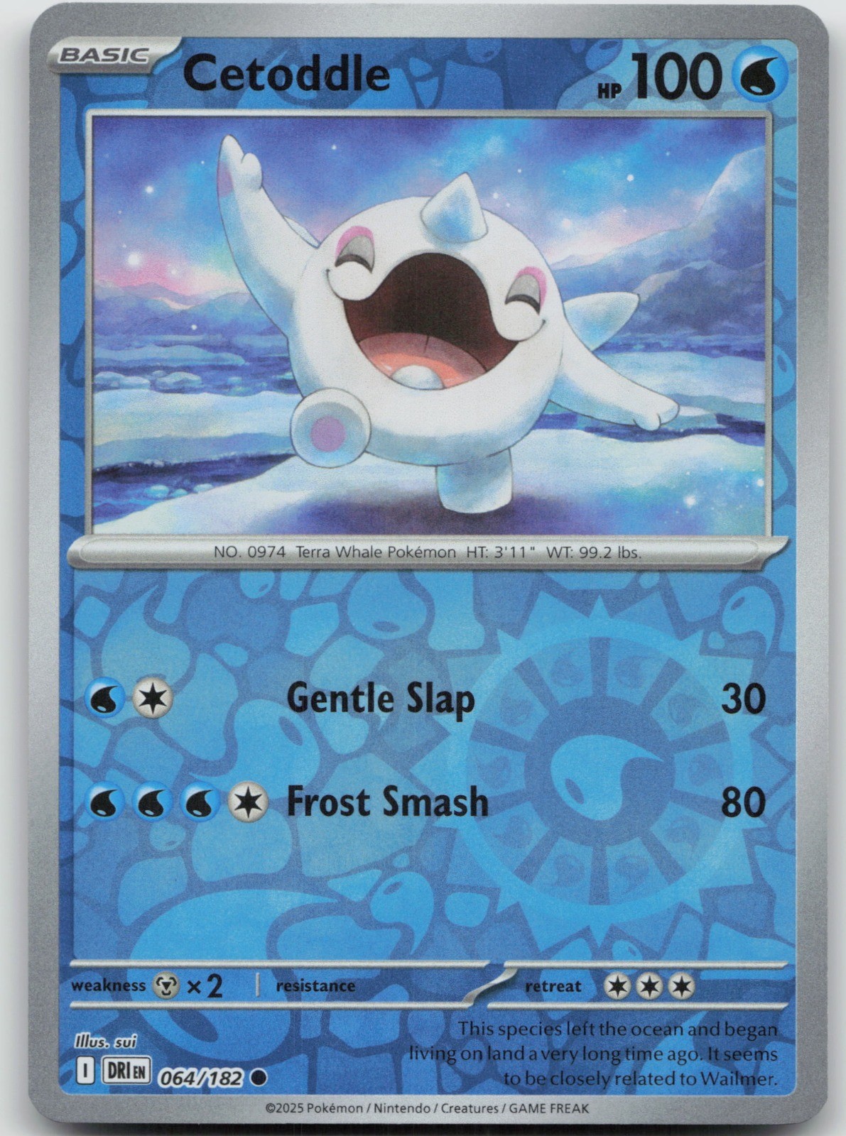 Cetoddle Common Reverse Holo SV10: Destined Rivals 064/182 NM N-DESIGN Inc