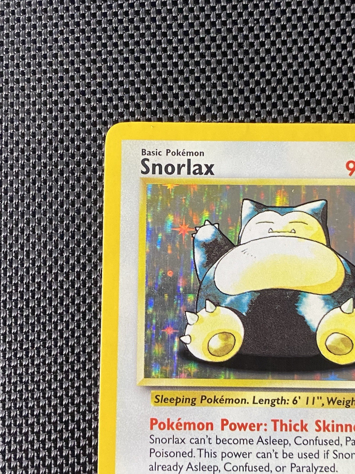 Pokémon TCG Snorlax Holo Card Jungle Set, Unlimited Rare, Card 11/64 LP