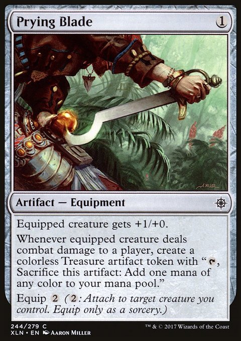 MTG Magic the Gathering Prying Blade (244/310) Ixalan LP
