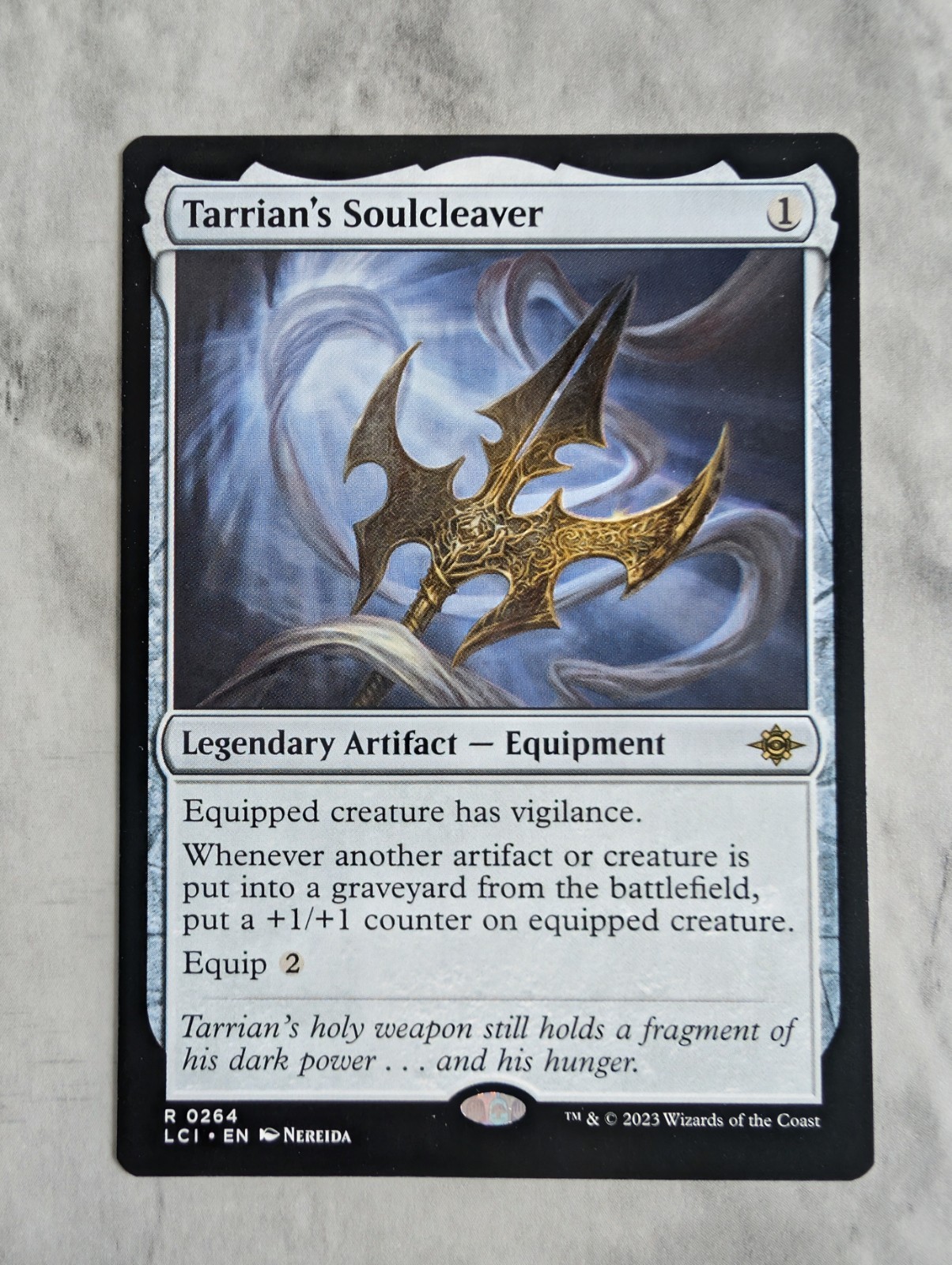 Tarrian’s Soulcleaver | MTG LCI | Legendary Artifact Equipment Rare EDH | NM