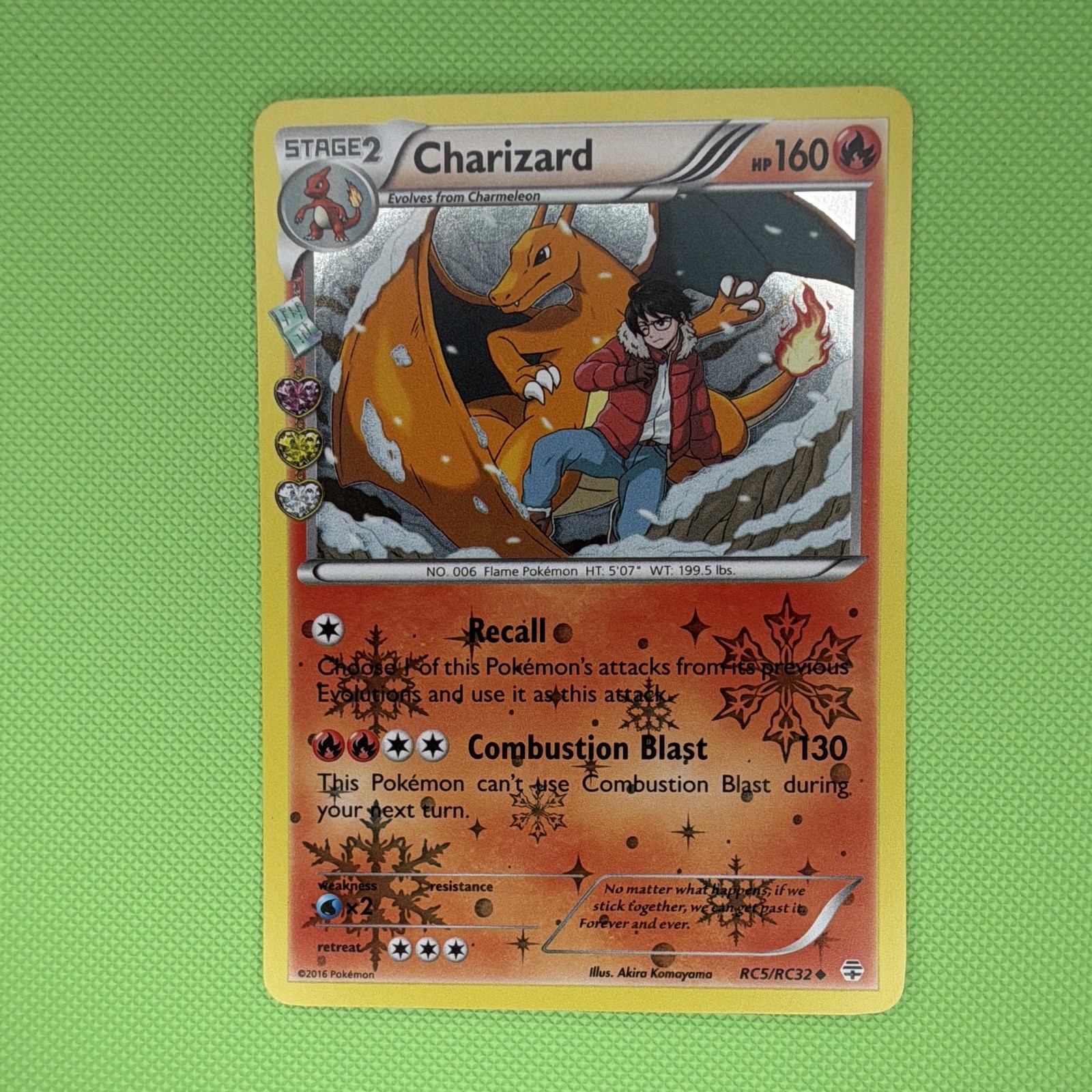 The Pokémon Company Pokémon TCG Charizard RC5/RC32 Radiant Holo Rare 160 HP