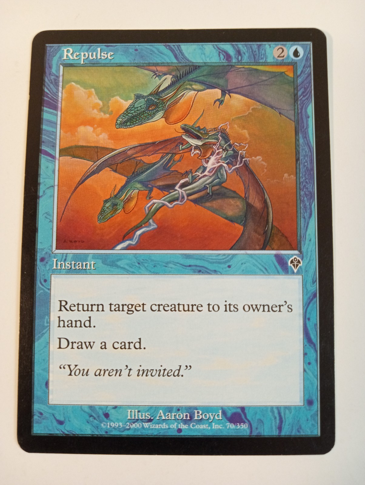 Invasion Multicolor Blue Lot Magic: The Gathering Mtg M/NM Pick 1 For Collection