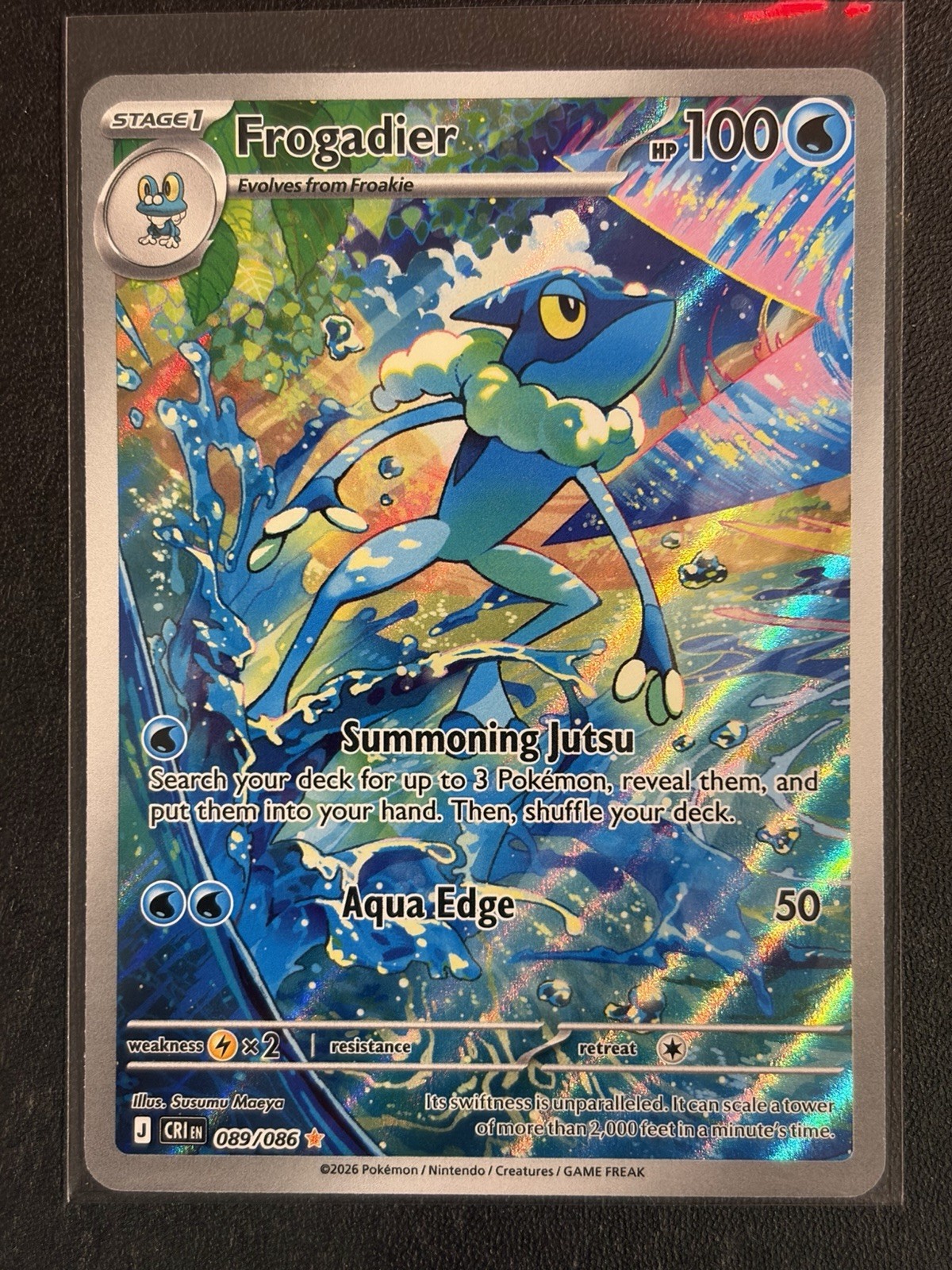 Frogadier 089/086 Chaos Rising NM