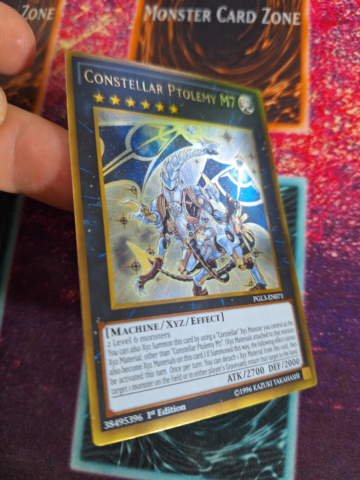 Yu-Gi-Oh! Constellar Ptolemy M7 PGL3-EN071 Gold Rare 1st Edition Near Mint d4/