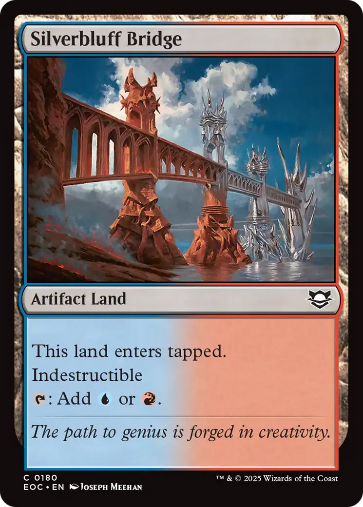 Silverbluff Bridge [Edge of Eternities Commander] Near Mint