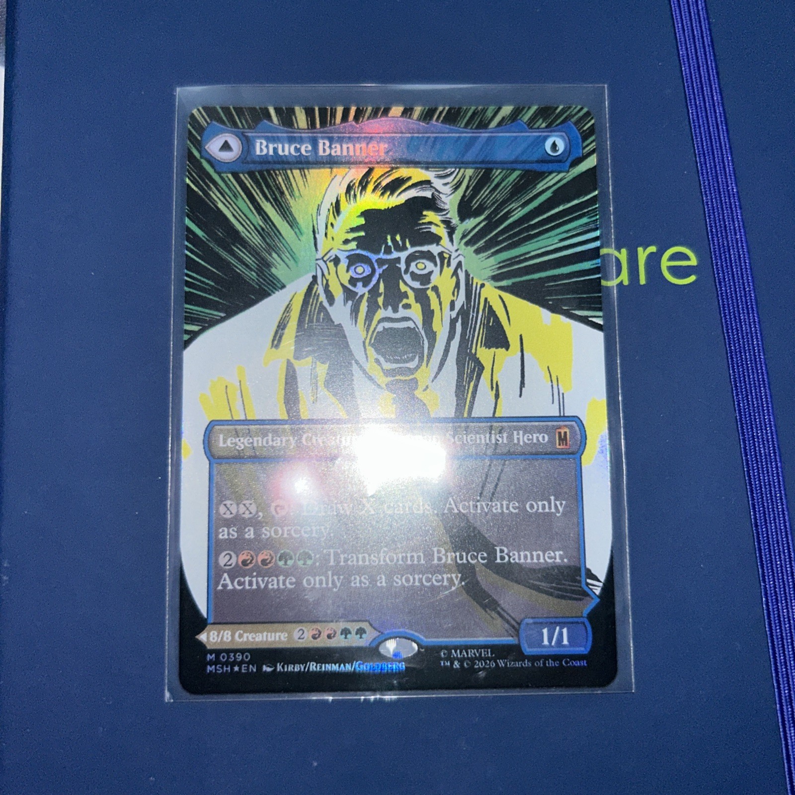 (Bruce Banner (Borderless) EN [MSH – 390] – NM [Foil] TCG MTG