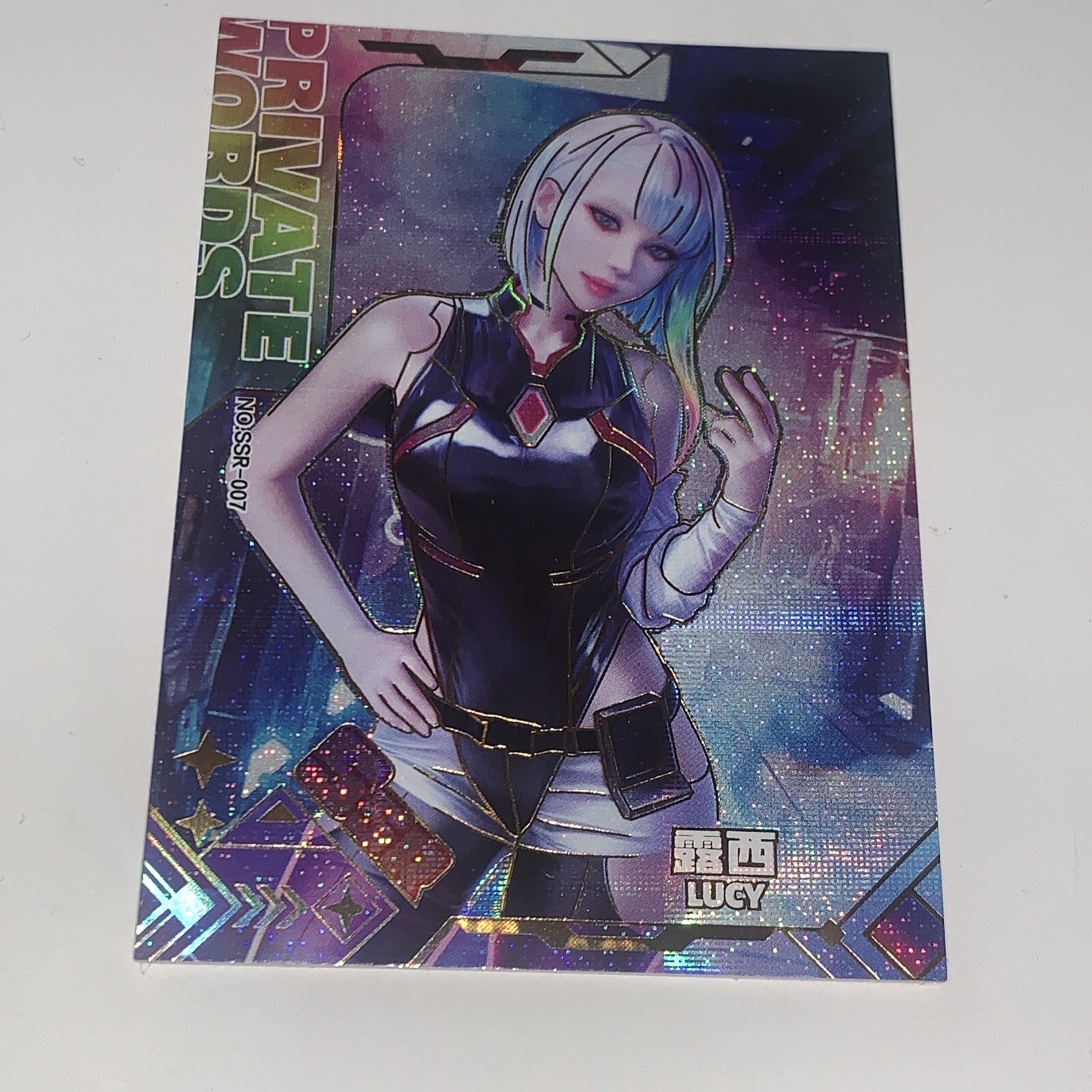 LUCY Cyberpunk: Edgerunners SSR Goddess Story Anime Waifu Card Girl Foil Doujin