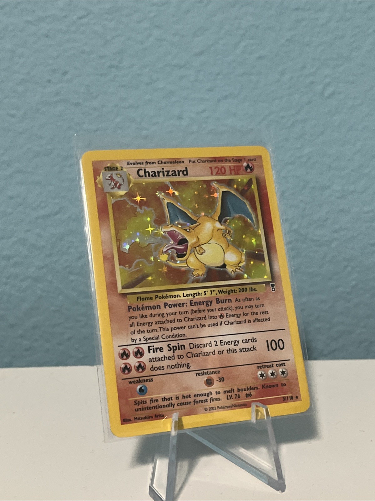 Pokemon Charizard Holo Legendary Collection MP 3/110