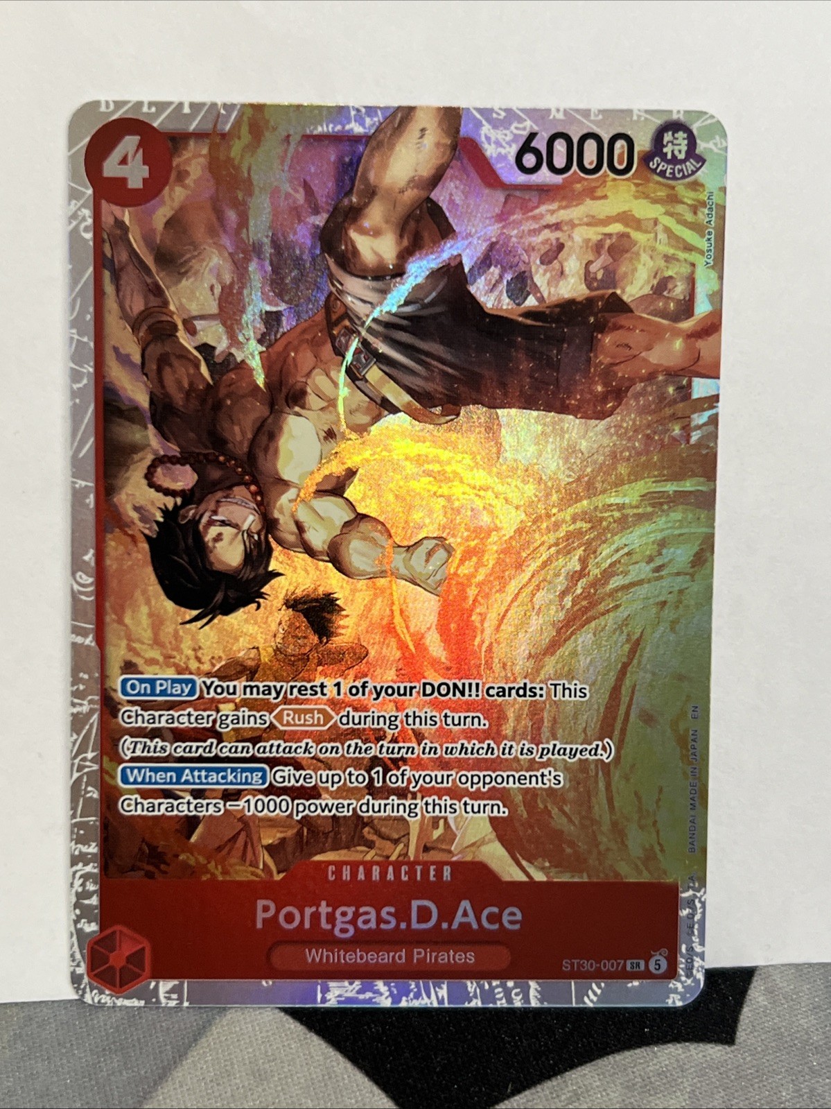 Portgas.D.Ace (007) ST30-007 Starter Deck EX: Luffy & Ace Foil