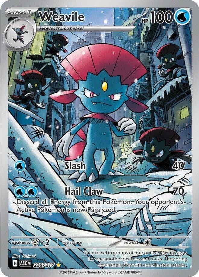 Weavile 228/217 Me: Ascended Heroes Holo