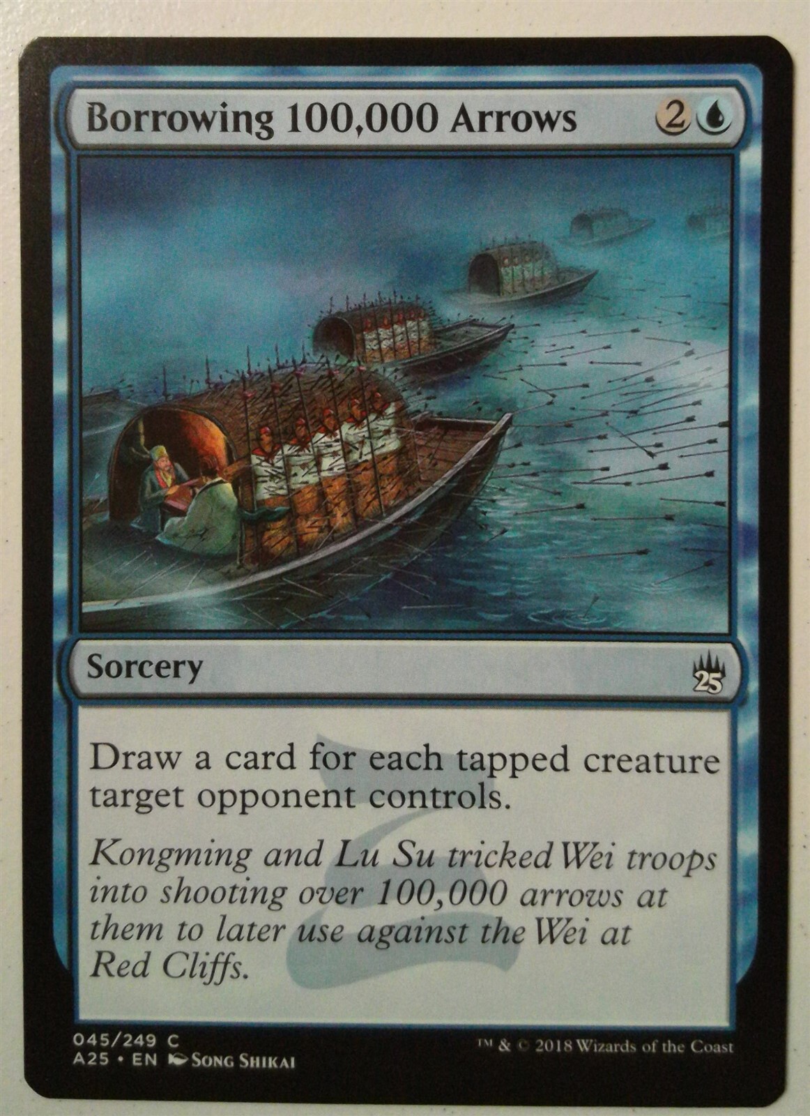 Borrowing 100,000 Arrows *Common* Magic MtG x1 A25 Masters 25