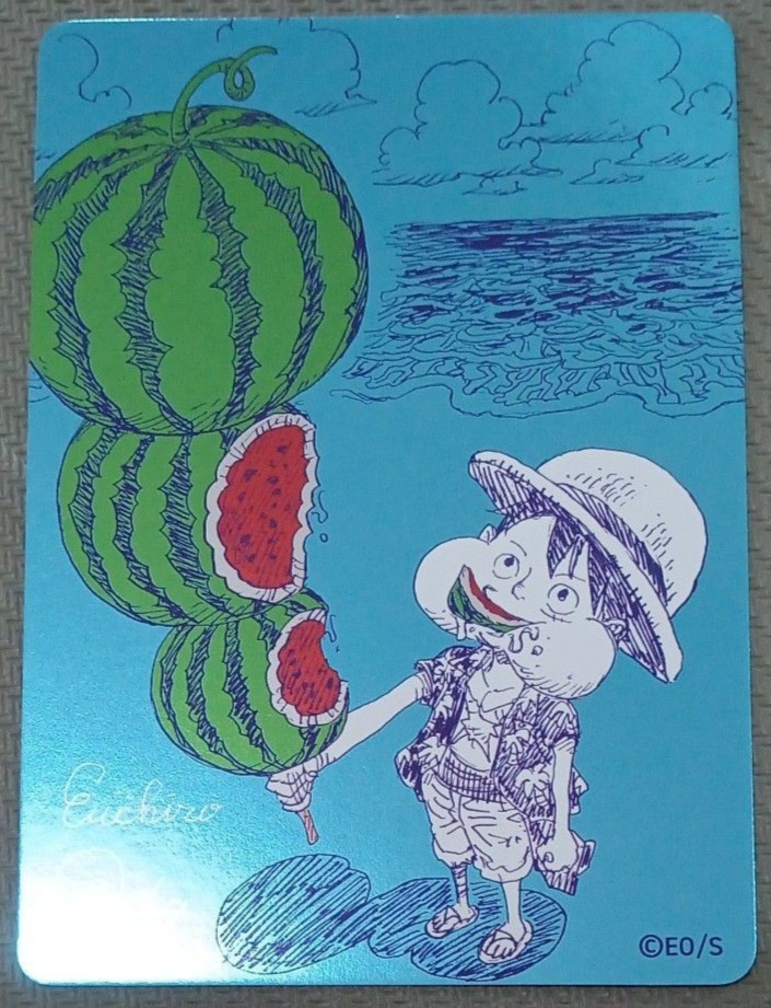Luffy Natsucomi Promo 2026 Oda Signature Japanese One Piece US SELLER