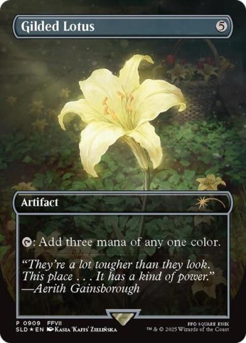 Gilded Lotus (909) (Rainbow Foil) -Foil Near Mint MTG Secret Lair