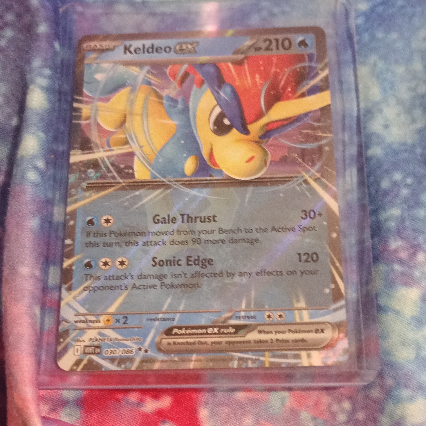 The Pokémon Company Keldeo ex EX Holo Sv: White Flare 030/086 210 HP English