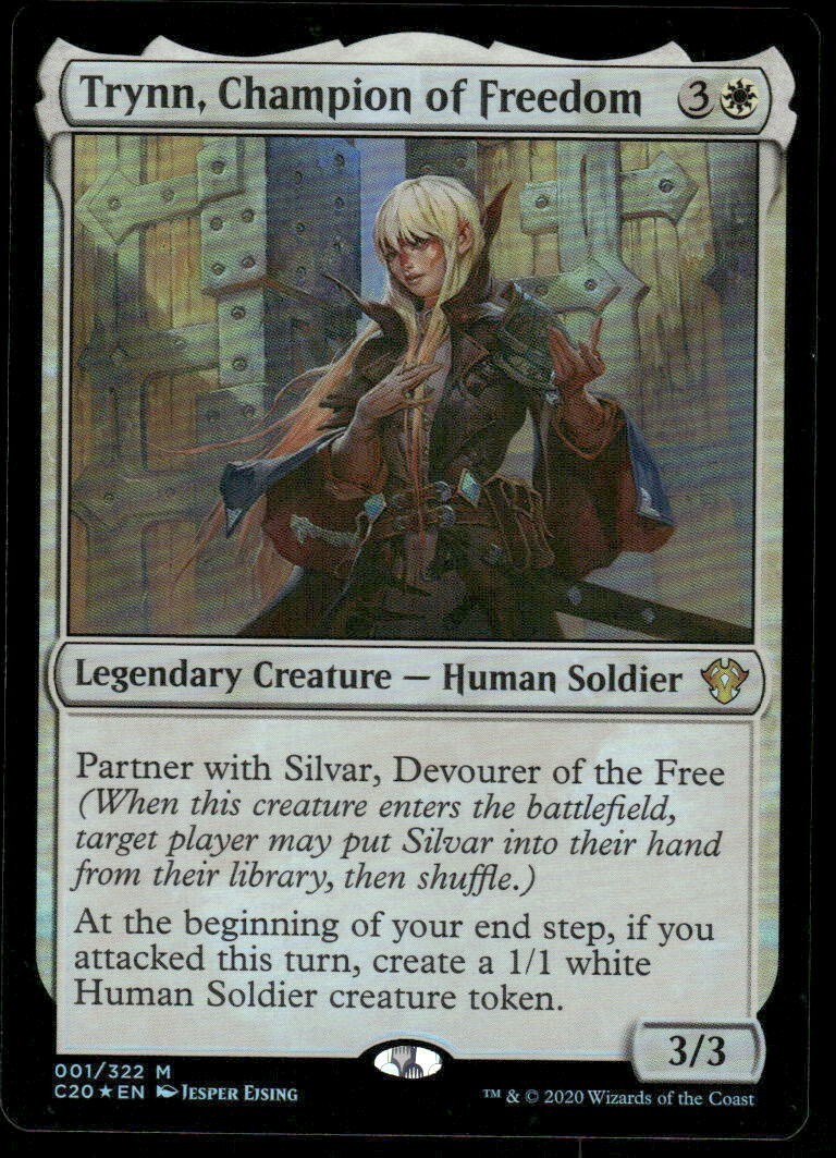 1x FOIL Trynn, Champion of Freedom – Commander 2020 -NM-Mint – MTG
