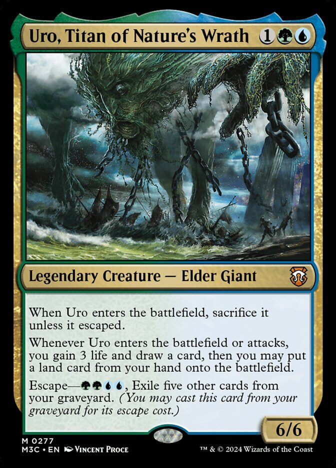 MTG Commander MH3 M Uro, Titan of Nature’s Wrath #0277