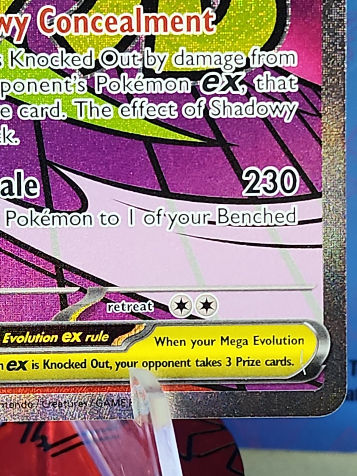 Pokemon TCG Mega Gengar Ex 269/217 Mega Attack Rare Ascended Heroes VERY CLEAN
