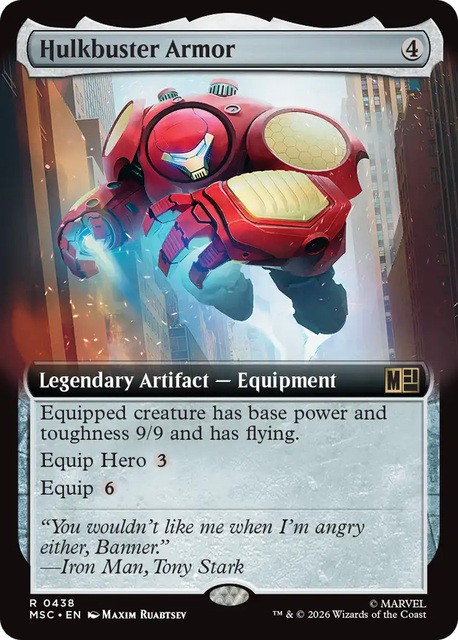 Marvel Commander Variants Hulkbuster Armor – Extended Art