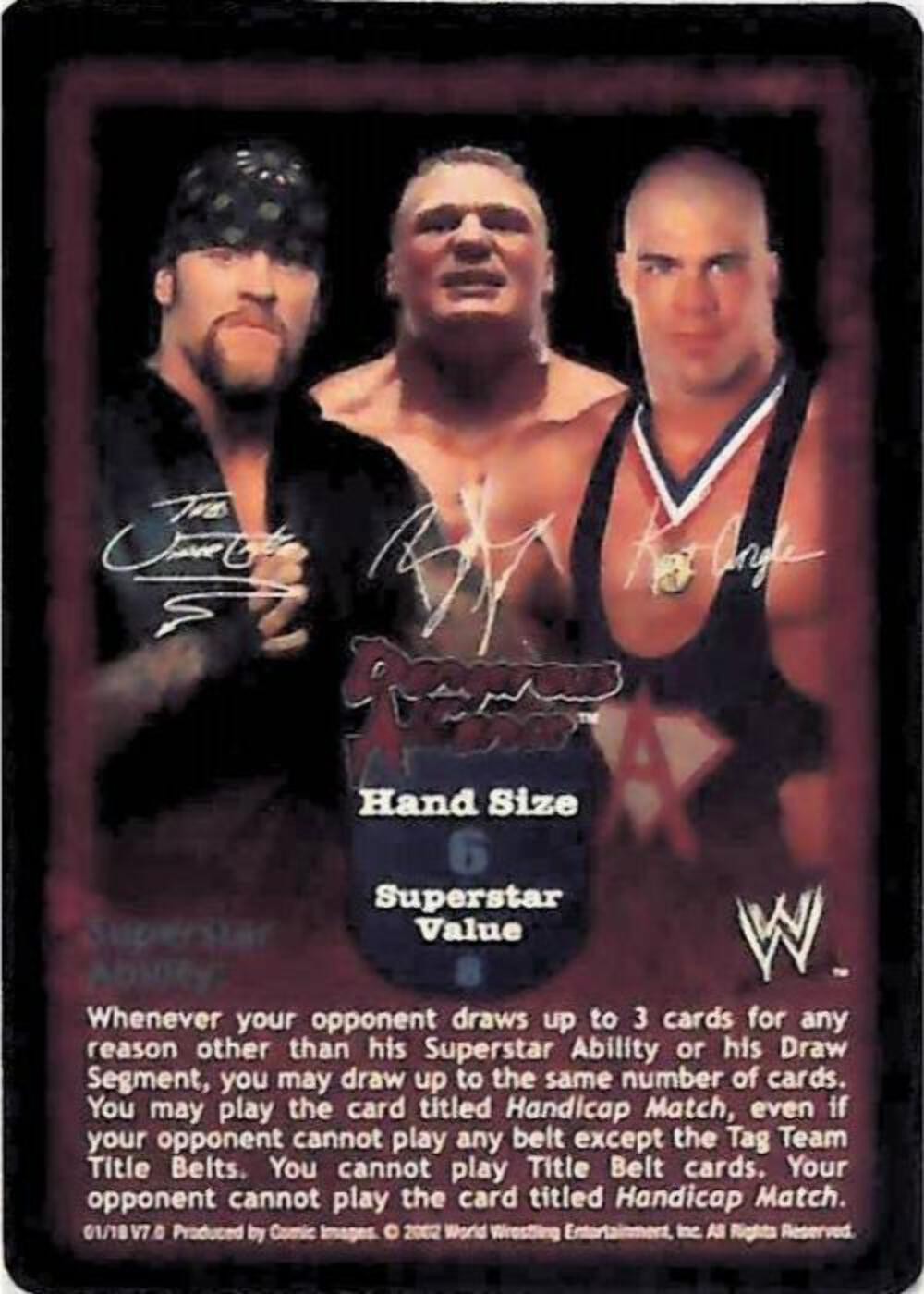 Raw Deal CCG The Dangerous Alliance Superstar Card (Foil) – Ruthless Agression