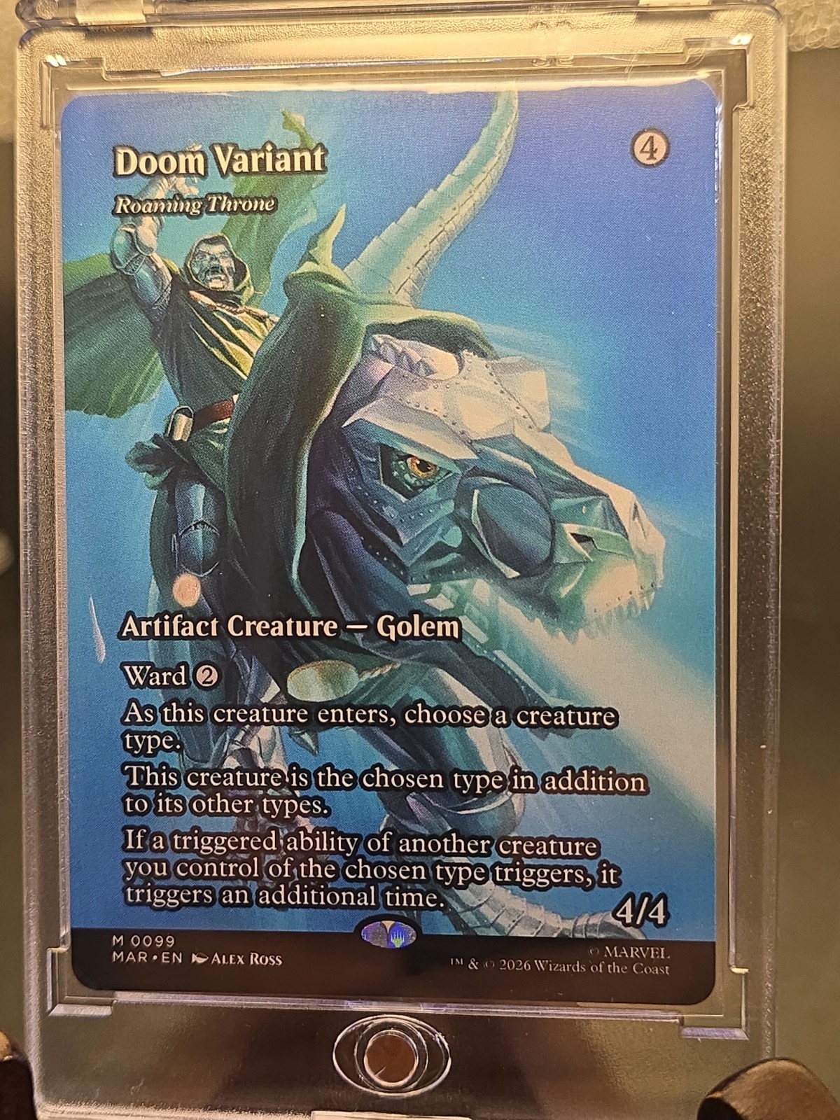 Doom Variant – Roaming Throne (Borderless) Marvel Universe Eternal-Legal Reg. NM