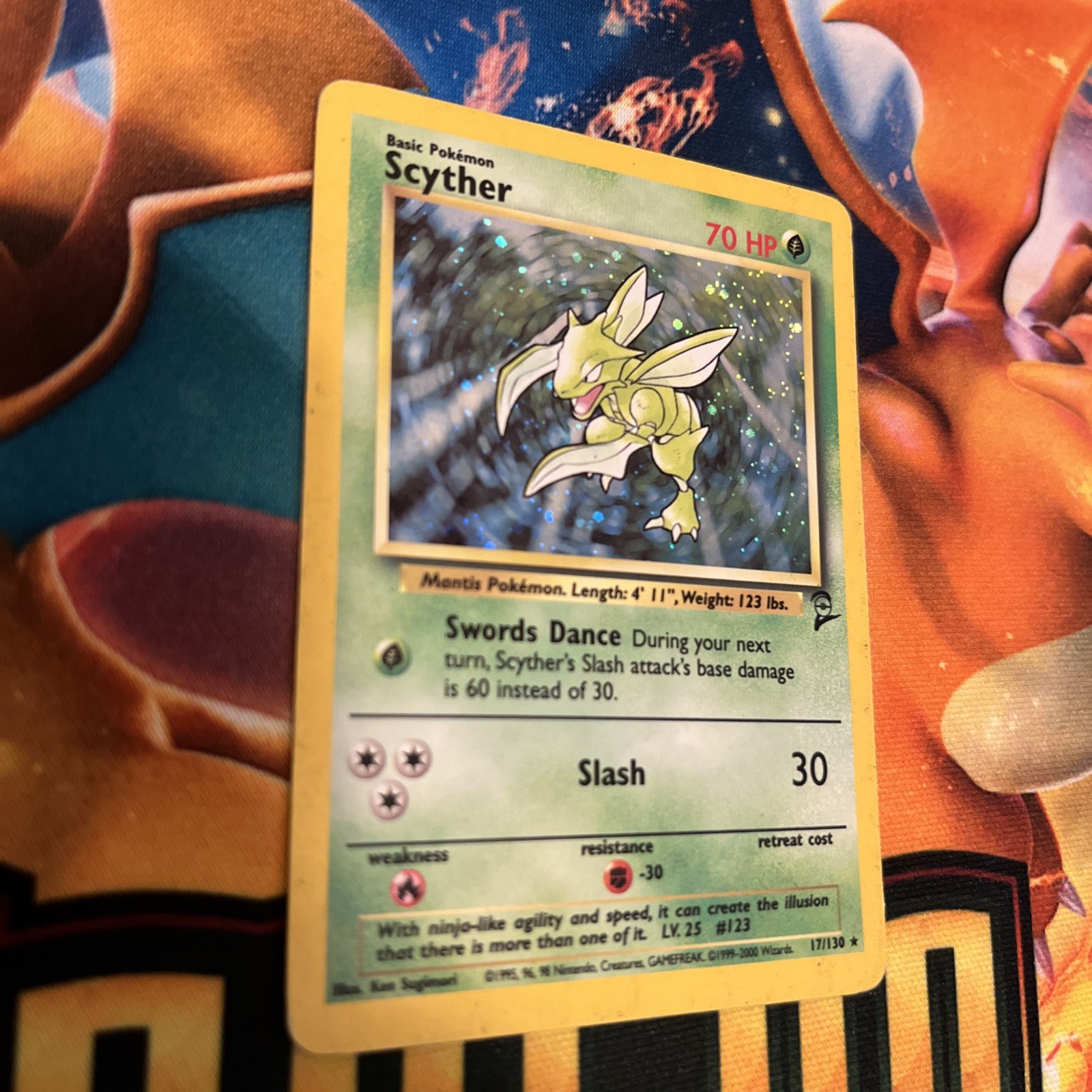 Scyther 017/130 Base Set 2 Holo