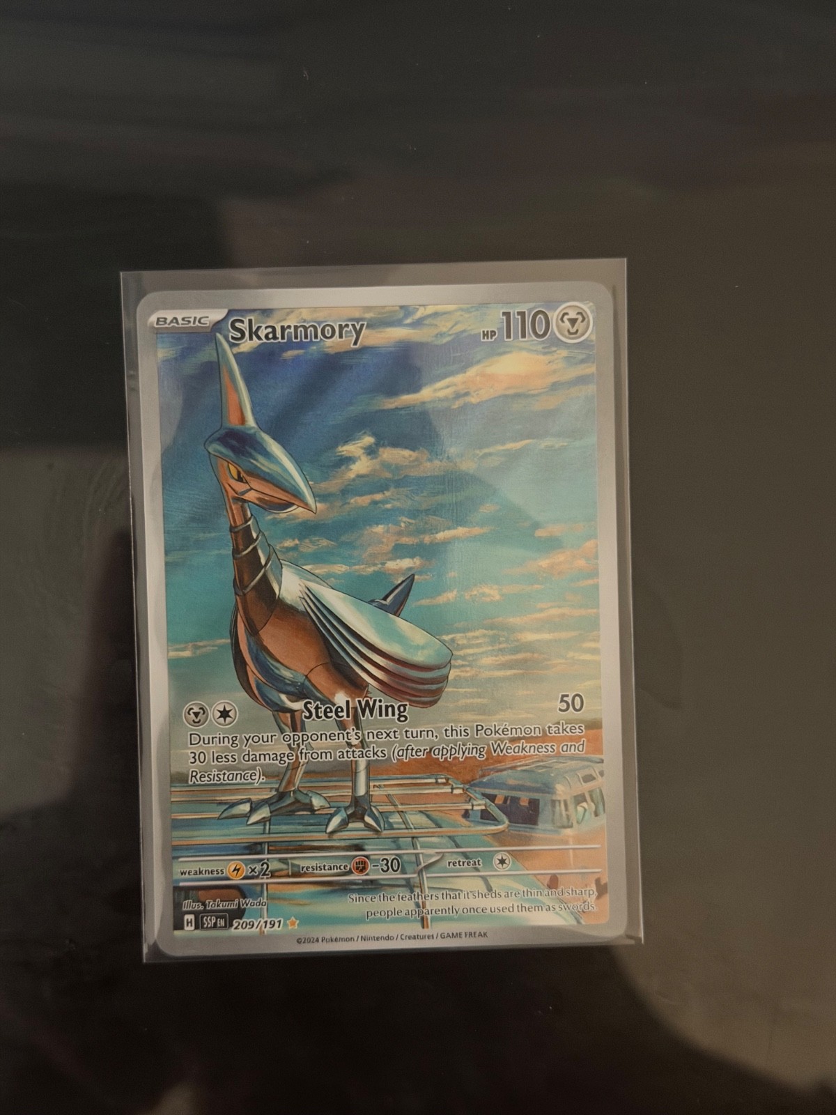 Skarmory 209/191 Sv08: Surging Sparks Holo
