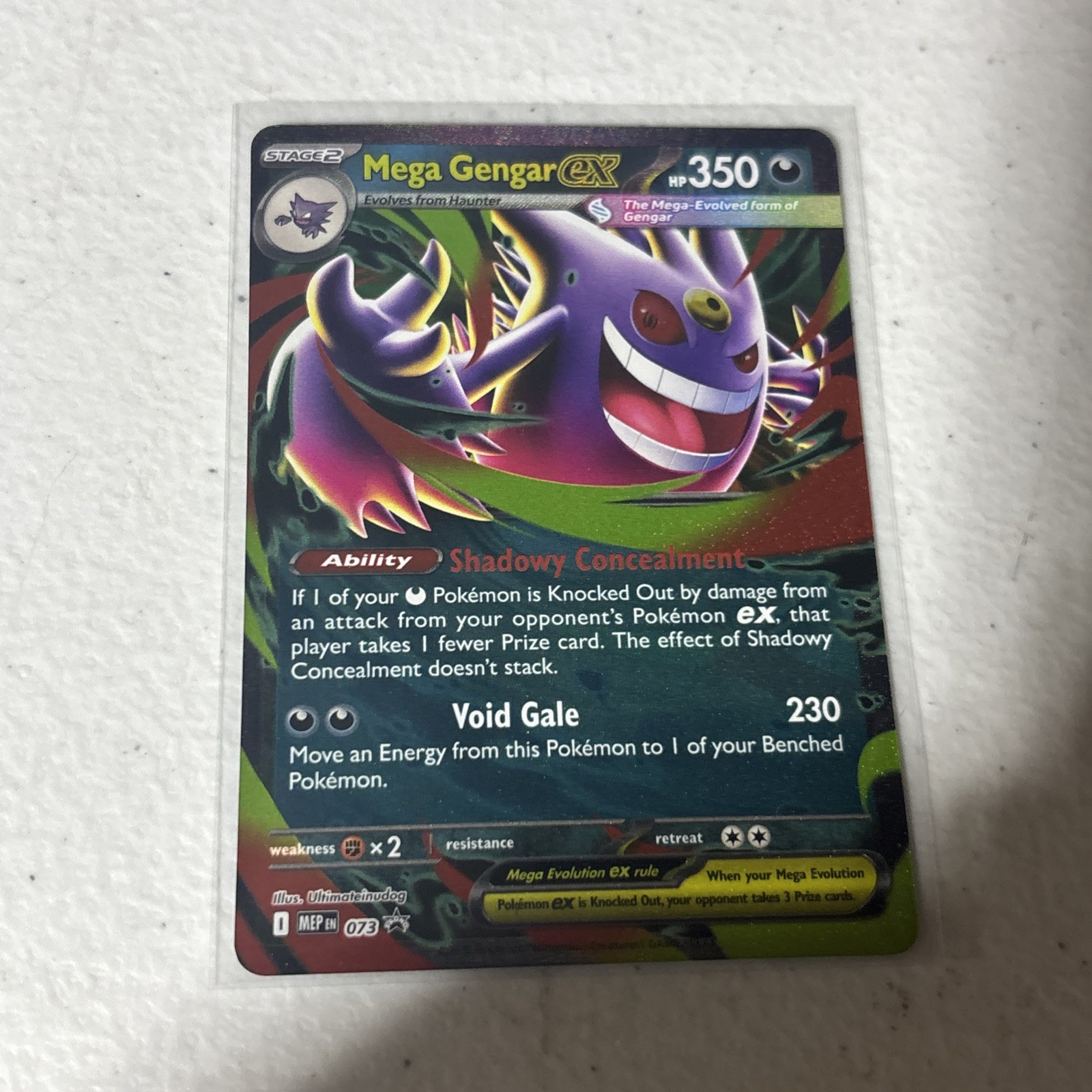 Pokémon TCG Mega Gengar EX 073 Black Star Promo