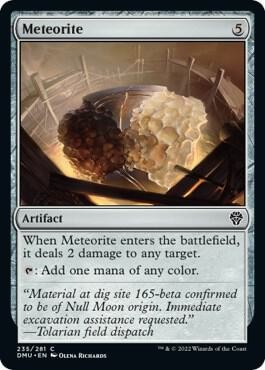 Meteorite 235 Common Dominaria United Magic: The Gathering Lightly Played
